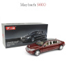 Металлическая модель Mercedes-Benz S600 Pullman Red (свет, звук, инерция) - M923T-6