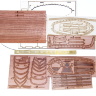 Сборная деревянная модель Четырехвесельная шлюпка 1:36 - LSM0402