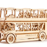 Деревянный механический 3D-пазл Wooden City Лондонский автобус - WR303