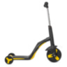 Детский самокат-беговел с музыкой 3в1 (самокат, беговел, велосипед) - FL-868 черно-желтый
