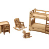Детский набор мебели из дерева 