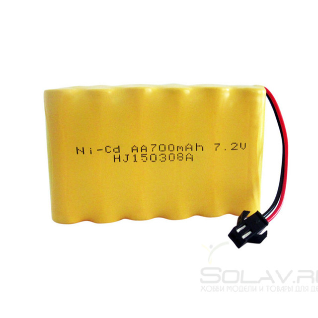 Аккумулятор Ni-Cd 7.2V 700 mAh AA (разъем SM) - ZG-C1201W-01